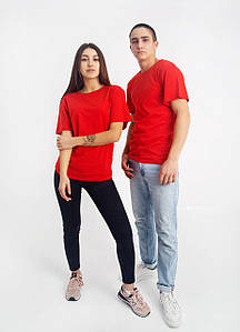 Універсальна футболка вільного крою (червоний)