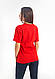 Універсальна футболка вільного крою (червоний), фото 6
