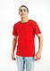 Універсальна футболка вільного крою (червоний), фото 4