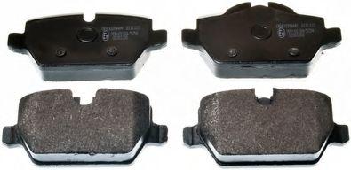 Гальмівні колодки диск.задні BMW 1 (E81), 3 (E90) 1.6i/1.8i/2.0 03-, фото 1