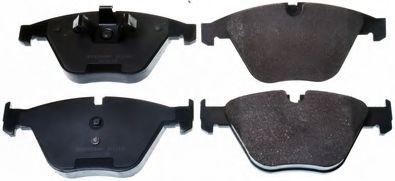 Гальмівні колодки дискові перед. BMW 3 (E90/E90N) 320d 05-/X1 (E84) 09-
