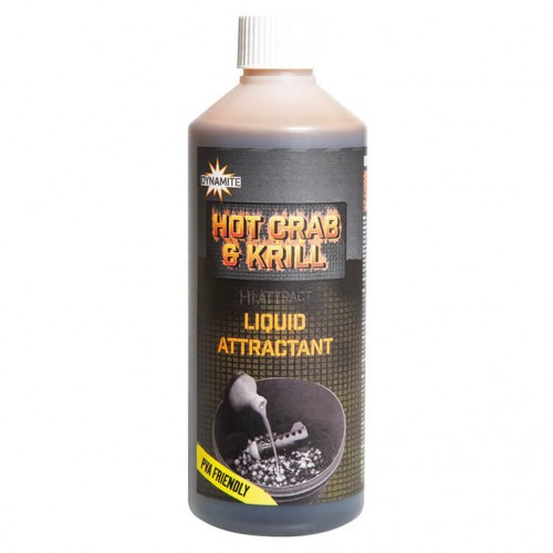 Ліквід Dynamite Baits Hot Crab & Krill Liquid Attractant 500ml