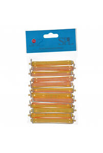 Бігуді-коклюшки SPL для холодної завивки (12 штук) ø 8 мм, двоколірні