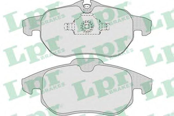 Гальмівні колодки дискові перед. Opel Signum/Vectra C 1.8/1.9Cdti