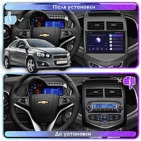 Lb Андроид магнитола штатная для Chevrolet Aveo 2 2011-2020 экран 9" 4/64Gb CarPlay 4G Wi-Fi GPS Prime