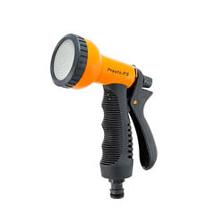 Пістолет для поливу Presto-PS (7210) 🚿 ІДЕАЛЬНИЙ ДУШ | Металева сітка, фіксатор, гумова ручка