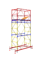 Будівельна вишка тура 0.8х1.6, 2+1 комплект , Н=5.0м,
