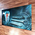 Інтер’єрна картина для стоматологічного кабінету Зуб та Інструменти, фото 2