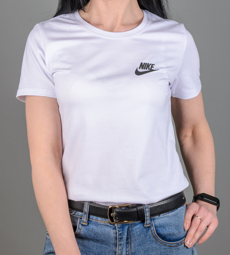 Футболка жіноча NIKE Білий 2109ж, M (1шт)