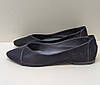 STTOPA Розміри 41-44. Балетки великих розмірів із натуральної шкіри. 166-4144 Чорні, фото 2