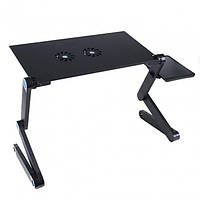 Стол для ноутбука с вентилятором и регулировкой высоты LAPTOP TABLE T8