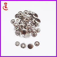 Кнопки для сорочок Alfa 12.5 мм Кнопка сорочкова №54, Нікель (720шт)