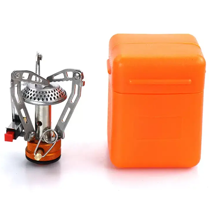 Туристичний газовий пальник Kovab K-102 + п'єзопідпал під різьбовий балон, фото 1