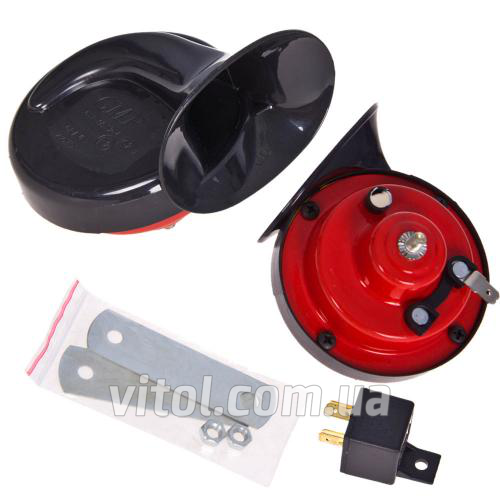 Сигнал "Vitol" (СА-10377) Elephant CIKADA 12V/24V 3дудки метал