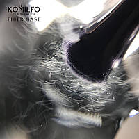 KOMILFO FIBER BASE – БАЗА ДЛЯ НІГТІВ З НЕЙЛОНОВИМИ ВОЛОКНАМИ, 15 МЛ
