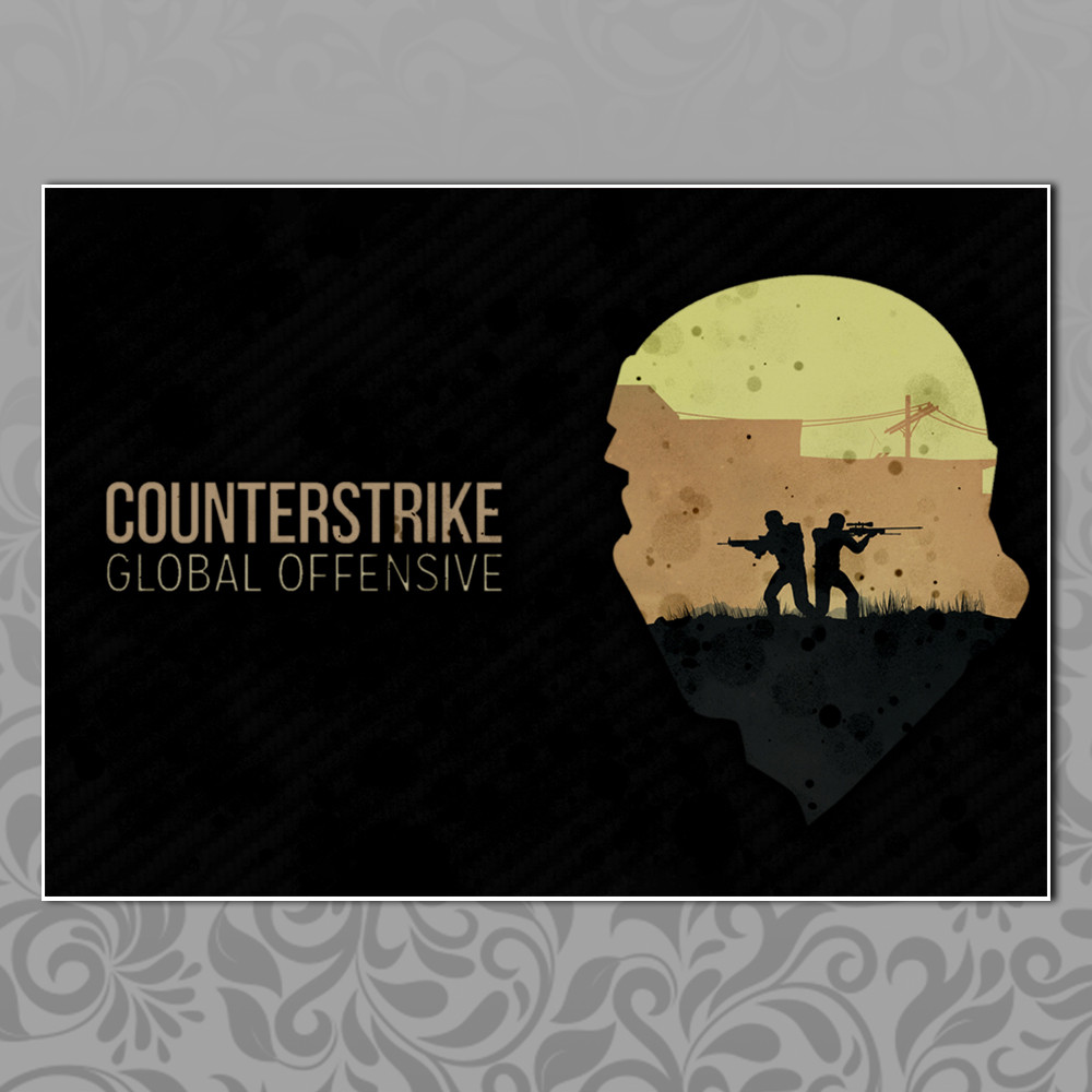 Плакат A3 Counter-Strike 010