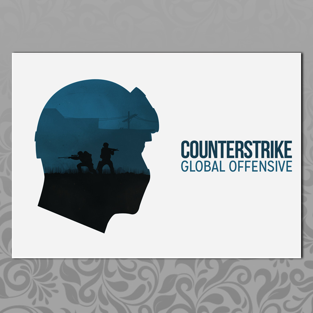 Плакат A4 Counter-Strike 011