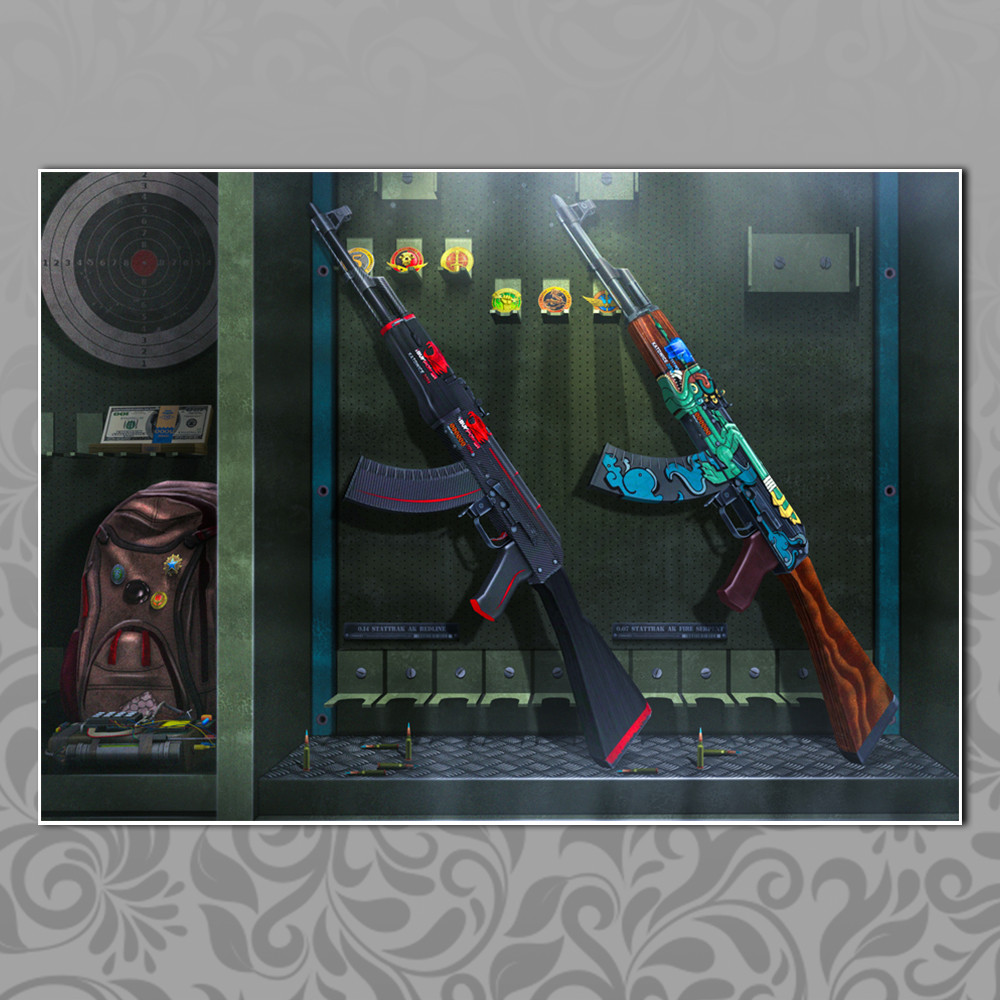Плакат A4 Counter-Strike 046, фото 1