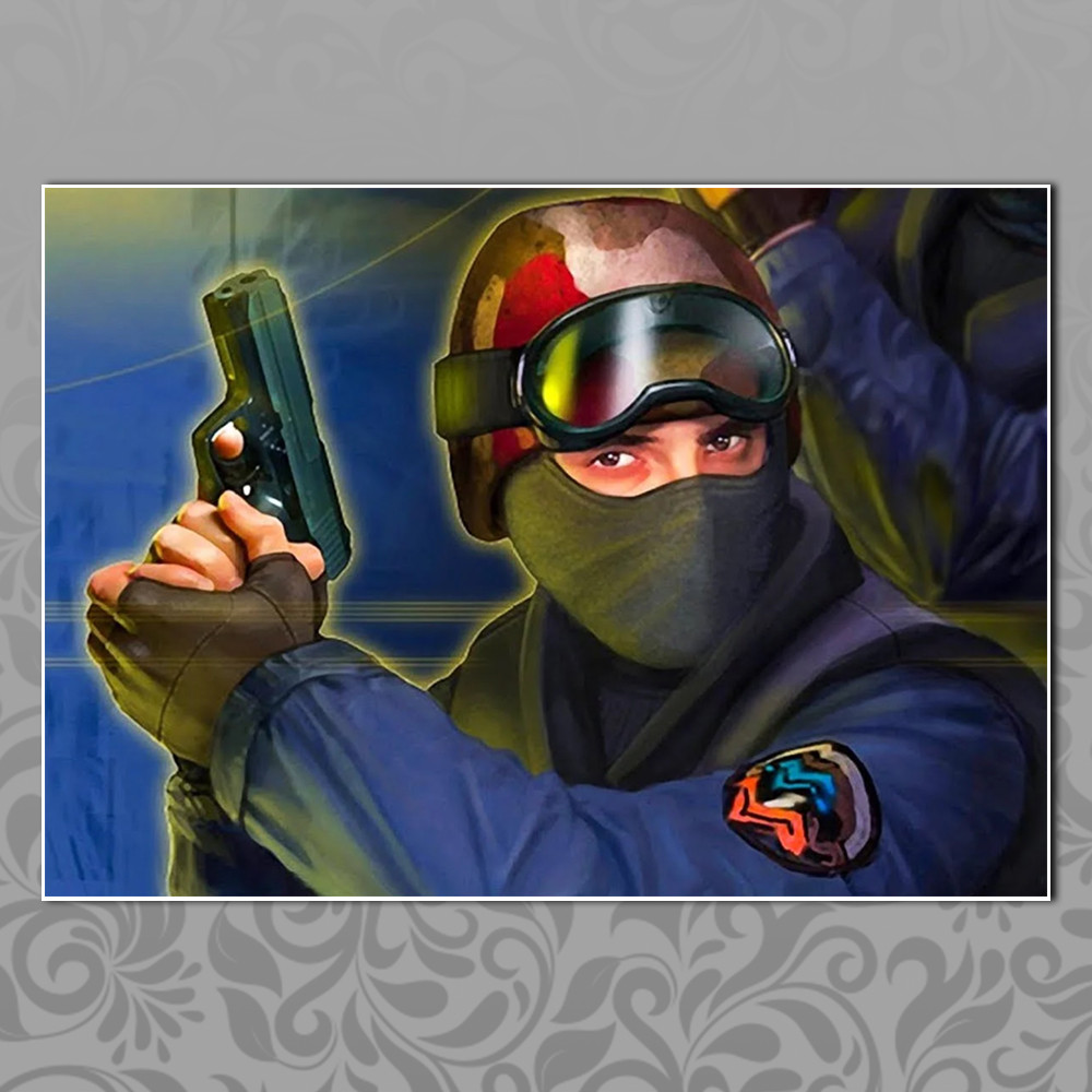 Плакат A4 Counter-Strike 055, фото 1