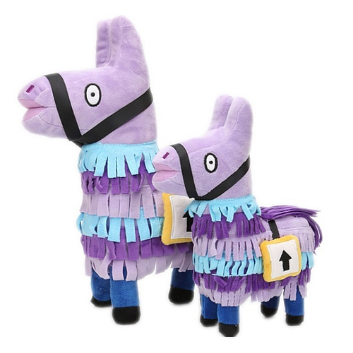 Купить Мягкая игрушка Альпака из Fortnite 30х20 см, Фиолетовая / Лама ...