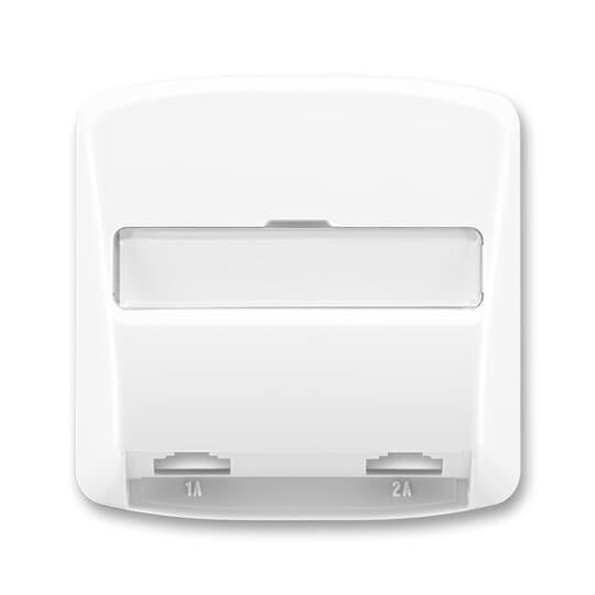 Центральна панель для подвійної телефонної розетки Tango АВВ (5013A-A00215 B) Білий