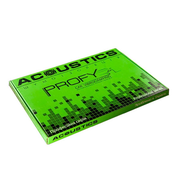 Виброизоляция Acoustics PROFY 1.8 Фольга 100 мк 700x500 мм - фото 3 - id-p1799644899