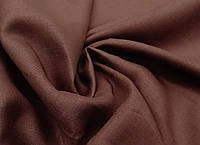 Льняная ткань коричневого цвета
