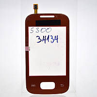 Тачскрин (Сенсор) Samsung S5300/s5302 Galaxy Pocket Orange Original