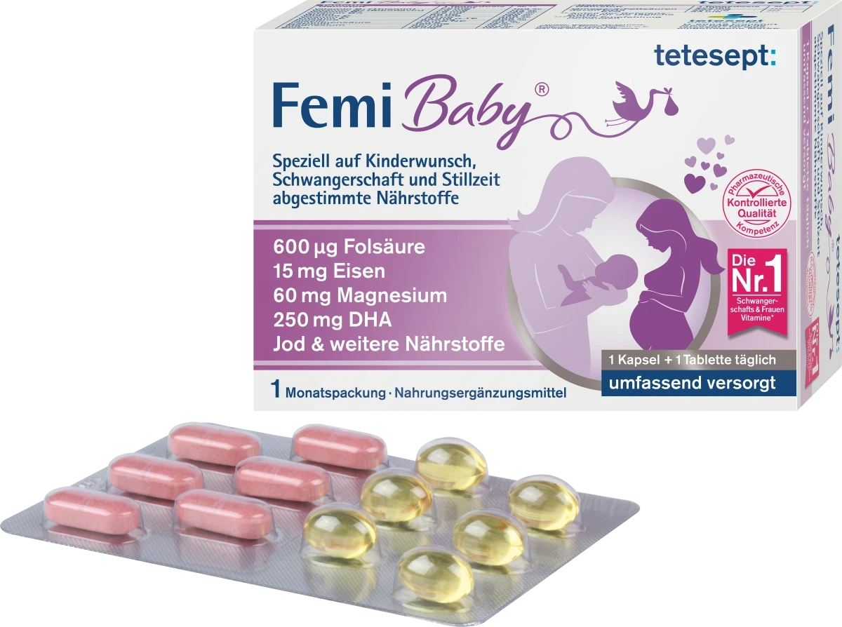 Біологічно активна добавка tetesept Femi Baby, 30 шт