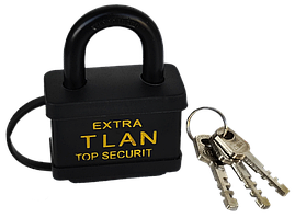 Замок навісний 60 мм "EXTRA TLAN" прогумований