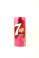 Газированный напиток со вкусом вишни 7UP Cherry 330 мл Франция