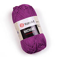 Пряжа YarnArt Macrame 161 орхидея (Ярнарт Макраме) 100% полиэстер