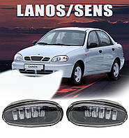 Штатные противотуманные фары LED 50W Daewoo Lanos \ Sens. пластик на Ланос и Сенс.