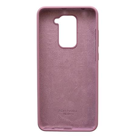 Чохол Silicone Case Premium для Xiaomi Redmi Note 9 Blueberry Yogurt (закритий низ), фото 3