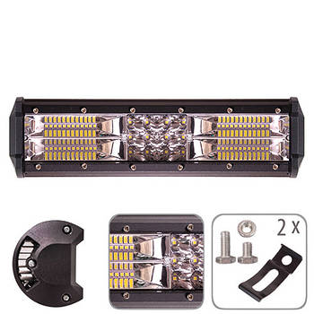 Фара додаткова світлодіодна 306х80х60мм 12-24V 180W 6000K Pulso WLP-7137 COMBO 1шт