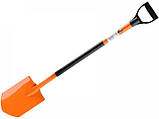 Лопата штикова з металевою ручкою FLO 118 см, фото 2