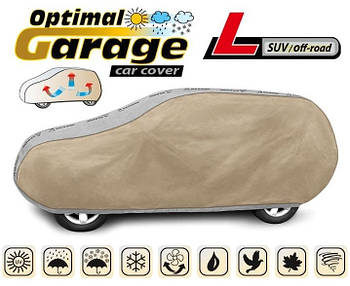 Тент чохол на автомобіль Джип, Мінівен 460х195х156 см (L) Optimal Garage SUV/OFF ROAD KEGEL 5-4330-241-2092