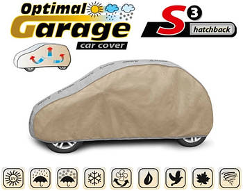 Тент на автомобіль Хетчбэк S3 355х148x136 см Optimal Garage Hatchback KEGEL 5-4312-241-2092