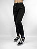 Штани спортивні жіночі під манжет Штани жіночі з вмістом вовни Чорний колір XL-2XL, фото 7