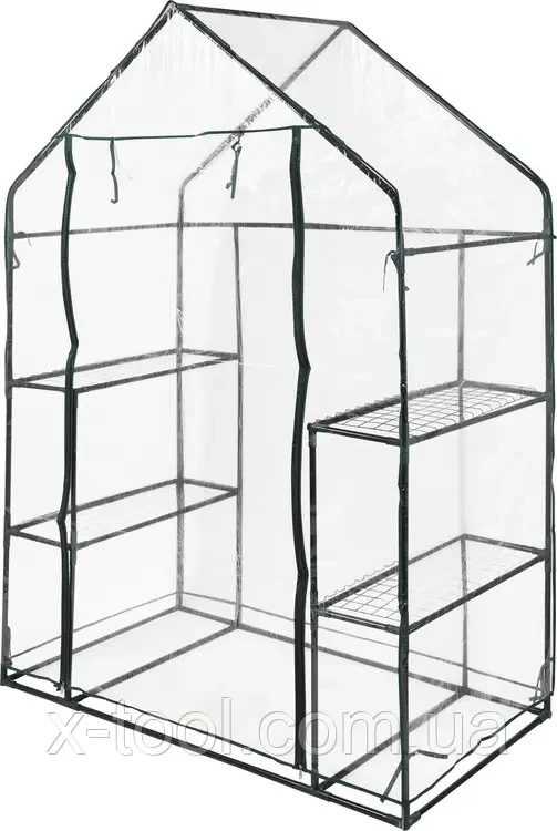 Міні-теплиця присадибна складана FLO, 143х 73х 195 см з плівкою ПВХ, FLO, фото 1