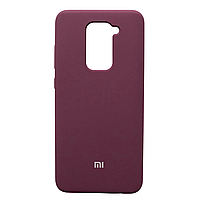Чохол Silicone Case Premium для Xiaomi Redmi Note 9 Plum 23 (закритий низ)
