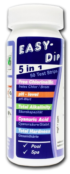 Тест смужки Water-I.D Easy-Dip на 6 параметрів (TSL700) 50 шт