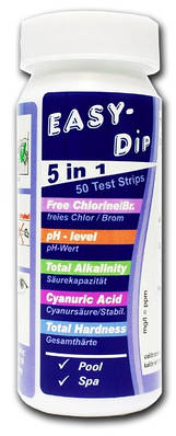 Тест смужки Water-I.D Easy-Dip на 6 параметрів (TSL700) 50 шт