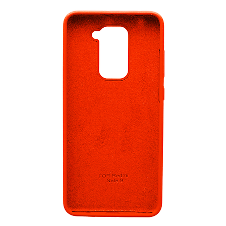 Чохол Silicone Case Premium для Xiaomi Redmi Note 9 Red 1 (закритий низ), фото 3