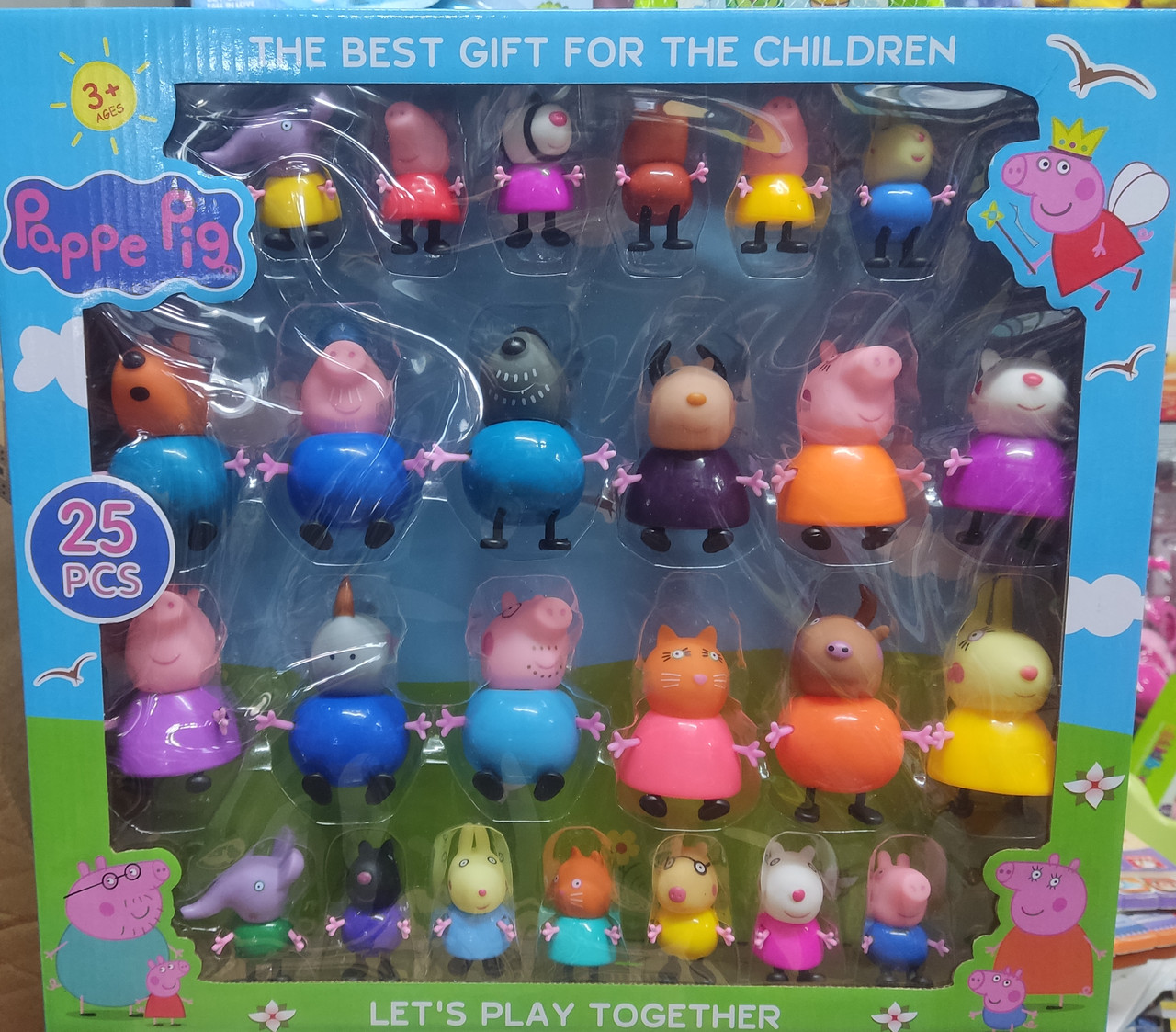 Великий Набір героїв Свинка ПеППа і друзі - 25 фігурок peppa pig family figures швидка відправка