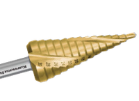 Ступенчатое сверло от 4-30 мм с покрытием TiN-GOLD Karnasch (Германия)