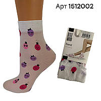 Капронові шкарпетки 50 Den для дівчаток Day Mod арт 1512002 білі Смайл