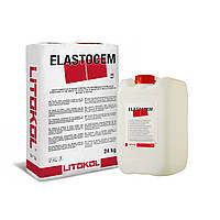 Elastocem - еластична двокомпонентна гідроізоляція Litokol Эласточем. Комплект 32 кг