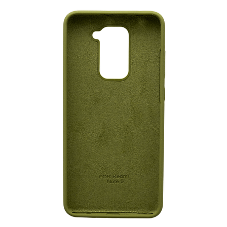 Чохол Silicone Case Premium для Xiaomi Redmi Note 9 Khaki (закритий низ), фото 3