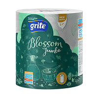 Новинка Бумажные полотенца Grite Blossom Jumbo 2 слоя 1 рулон (4770023348774) !